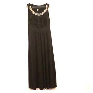 Women Size M Black Long Evening Dress